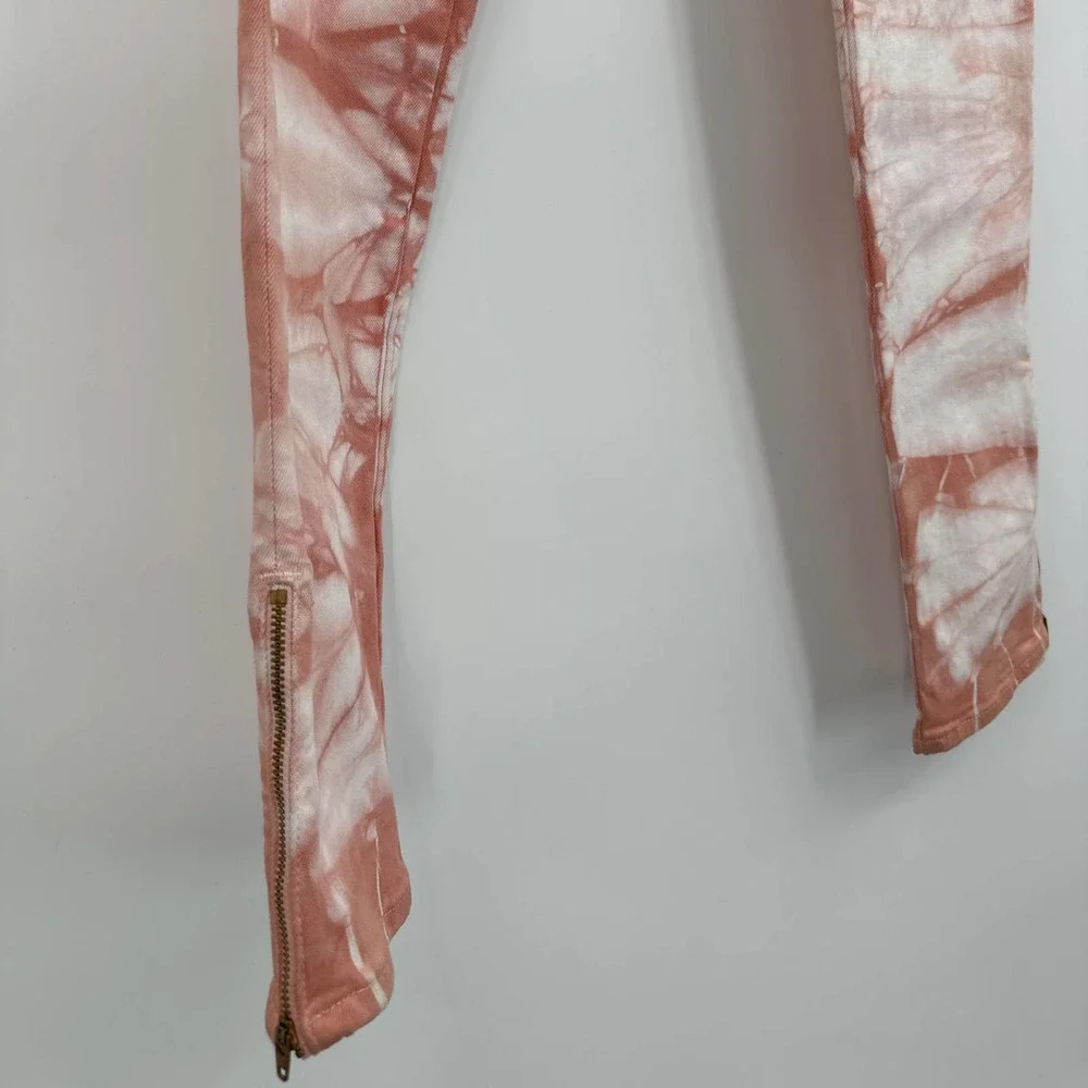 Ramy Brook Katie Tie-Dye Ankle Cropped Jeans NWT Size 23 MSRP $245 - Picture 4 of 9